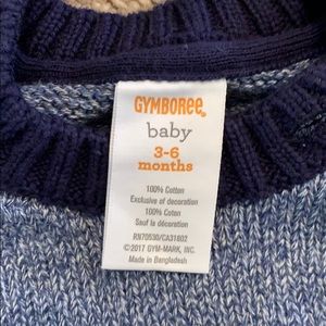 Gymboree Shirts & Tops - Boys Gymboree sweater size 3-6 month Gymboree Shirts & Tops - Boys Gymboree sweater size 3-6 month